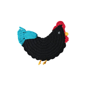 Presina da cucina crochet "Galletto"