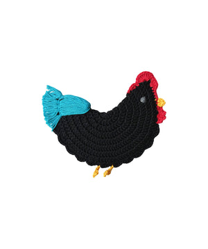 Presina da cucina crochet "Galletto"