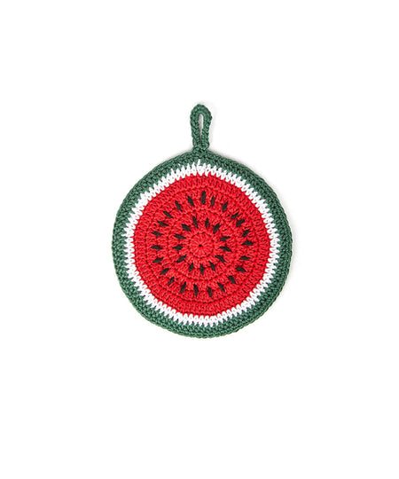 Crochet kitchen pot holder “Pizza”