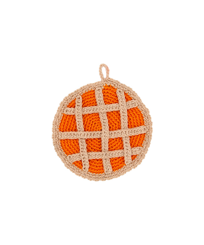 Crochet kitchen pot holder “Pizza”