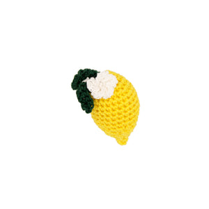 Spilla crochet "Limone"
