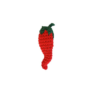 Spilla crochet "Peperoncino"