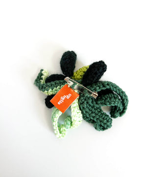 Spilla crochet "Olive"